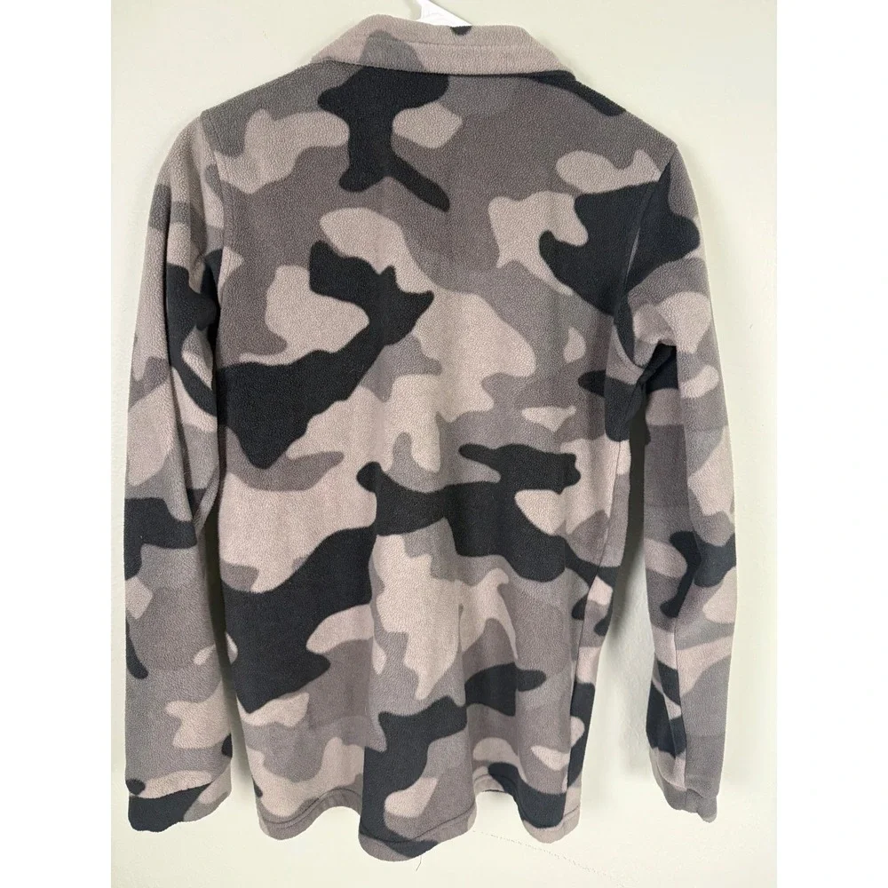 Columbia Jacket Womens Large Camo Full Zip High Neck Fleece Outdoor Ladies - Picture 4 of 5